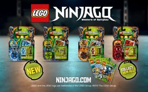 2012 summer sets – LEGO NINJAGO spinners