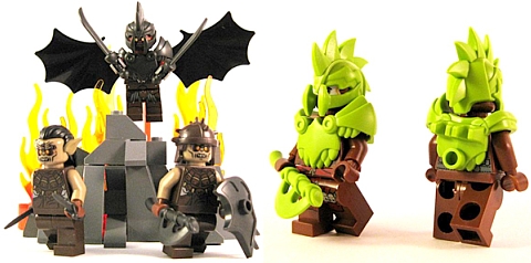 Demon helmet for Lego MInifigures accessories 