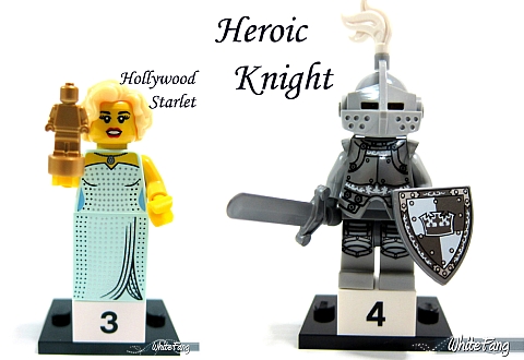 LEGO-MINIFIGURES SERIES X 1 SWORD FOR THE HEROIC KNIGHT FROM SERIES 9 PARTS 9 