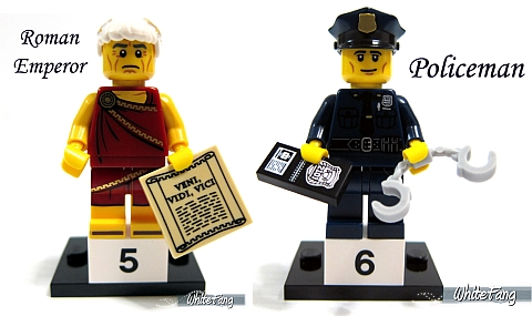 X 1 LEGS FOR THE POLICE MAN FROM SERIES 9 PARTS LEGO-MINIFIGURES SERIES 9 