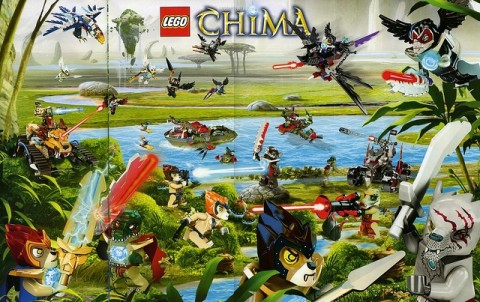 LEGO Legends of Chima LEGO Club Magazine Poster