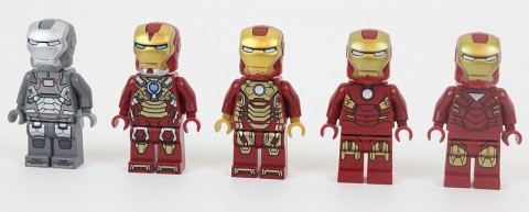 LEGO Iron Man Suits - Photo by Solid Brix Studios