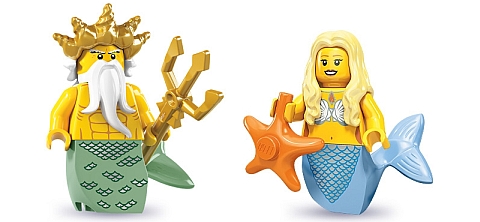 LEGO Minifigure Series Merman & Mermaid