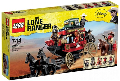 LEGO Lone Ranger Stagecoach Escape Box