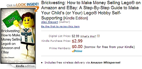 Brickvesting LEGO Book on Amazon