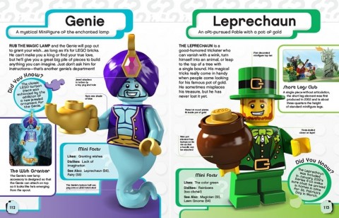 LEGO Minifigures Character Encyclopedia Pages