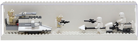 LEGO Minifigure Display Case Diorama