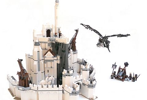 LEGO Lord of the Rings Minas Tirith by NujuMetru