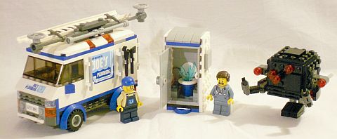 #70811 The LEGO Movie Flying Flusher Plumbing Van