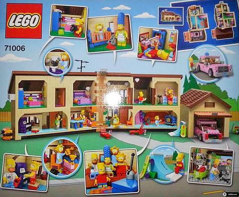 #71006 LEGO The Simpson's House Details