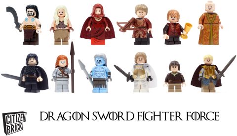 Custom LEGO Game of Thrones Minifigs by CitizenBrick