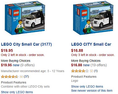 Shop LEGO City Small Car on Amazon