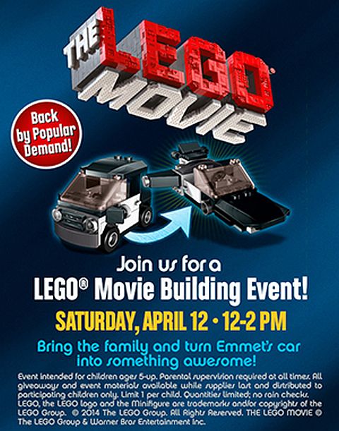 The LEGO Movie Emmet's Car Toys'R'Us Event