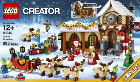LED Light Kit for Creator City Santa's Workshop Sleigh Reindeer LEGOs 10245 