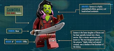 LEGO Guardians of the Galaxy Gamora