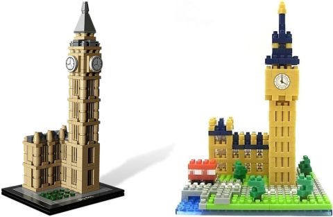 LEGO vs. Nanoblock