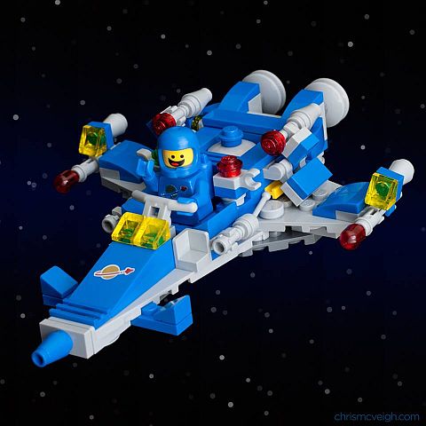 Mini LEGO Benny's Spaceship by Chris McWeigh Instructions
