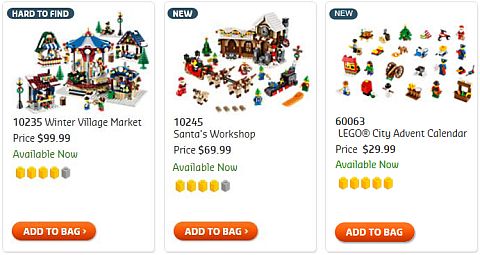 Shop LEGO Christmas Village