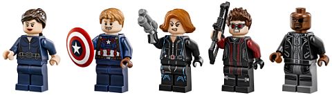 #76042 LEGO SHIELD Helicarrier Minifigures