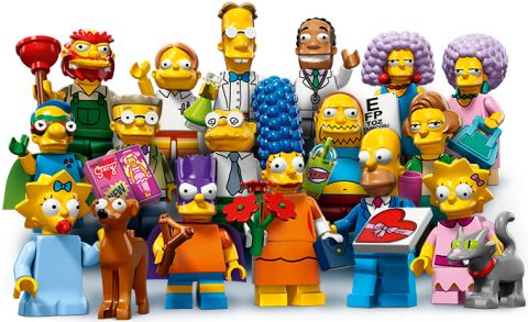 Lego The Simpsons Series 1 Collectible Minifigures 