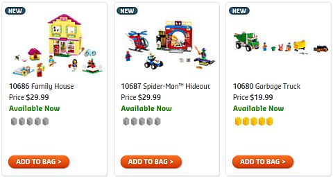 Shop 2015 LEGO Summer Juniors Sets