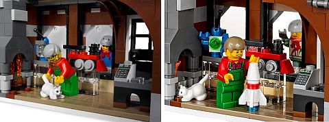 #10249 LEGO Winter Village Toy Shop Comparison