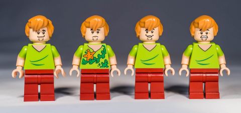 LEGO Scooby Doo Shaggy Versions - Photo by Gnaat Lego