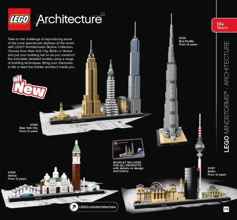2016 LEGO Catalog Architecture