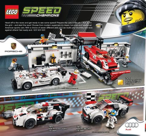 2016 LEGO Catalog Speed Champions