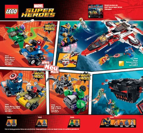 2016 LEGO Super Heroes Marvel