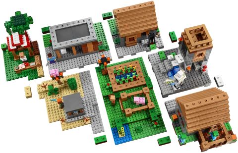 #21128 LEGO Minecraft The Village Details