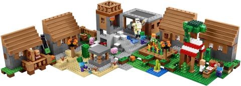 #21128 LEGO Minecraft The Village Layout