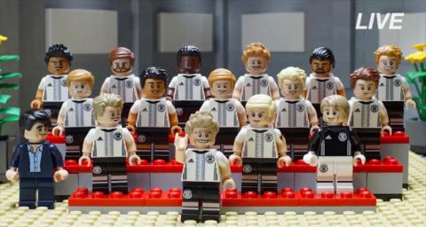 Lego Coleccionable Mini Figura DFB alemana de fútbol Neuer no 1 71014-2 R798