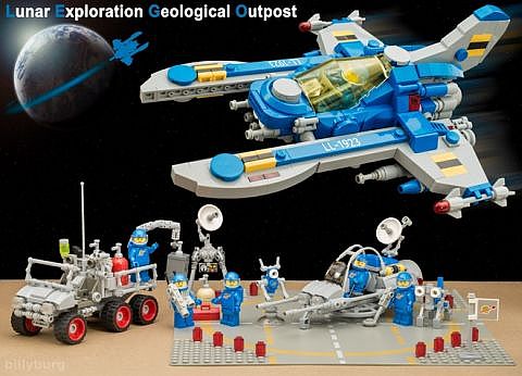 LEGO Classic Space Lunar Exploration by billyburg 1