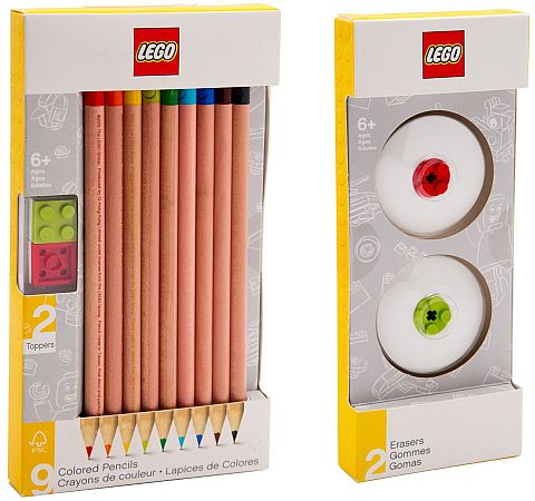 Pack of 9 Pencils School LEGO BLOCK Stationery Details about   LEGO HB Graphite Pencil Set 