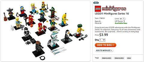 Shop LEGO Minifigures Series 16