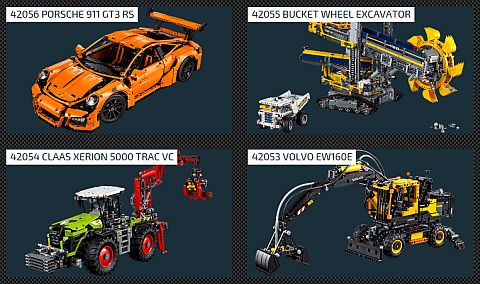 and Tectonic Merchandiser 2016 LEGO Technic summer sets review