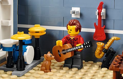 ++ Lego City Friends Musical Instruments Pack Guitars Saxophone Microphones 