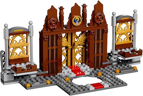 LEGO Nexo Knights Castle 5x PENTAGONALE piatto Silver Shield minifigura PEZZI NUOVI 