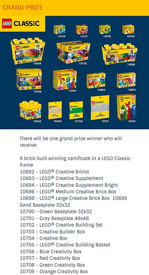 LEGO Classic Technic contests!