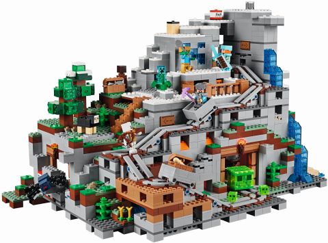 Lego Minecraft The Mountain Cave Review