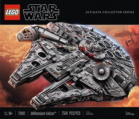 Star Wars Sticker for Lego® 75192 UCS Millenium Falcon precut Custom 