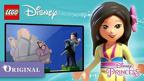 Mirar fijamente Mayordomo adecuado LEGO Disney Princess Mulan mini episode