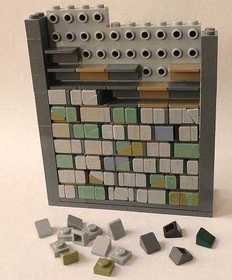 husmor ryste hærge LEGO building technique: LEGO brick walls
