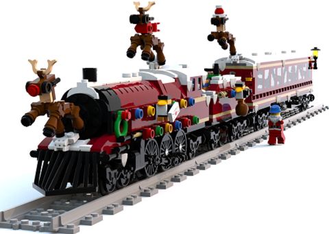 LEGO holiday train ideas & more!