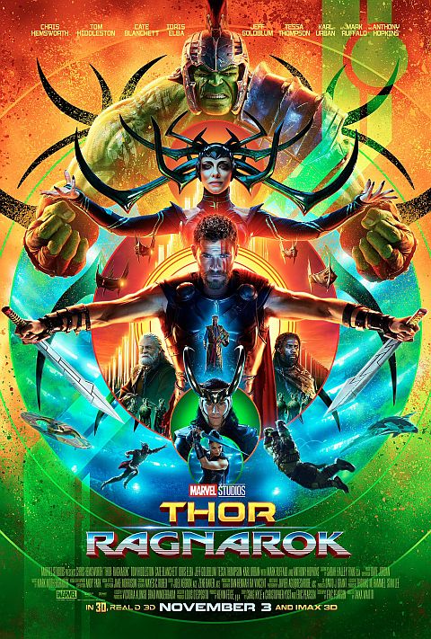 Escoba No se mueve Reino LEGO Thor: Ragnarok sets & movie poster