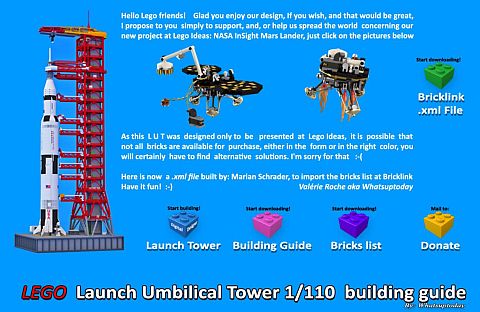lego umbilical tower instructions