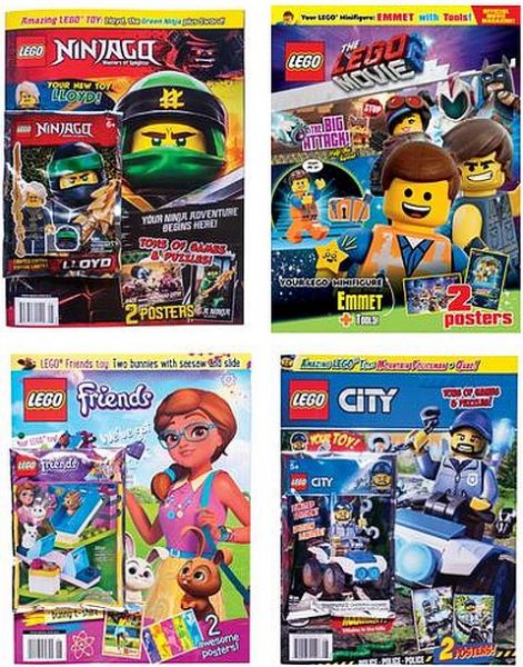 Fun LEGO Magazines With Minifigs & More!