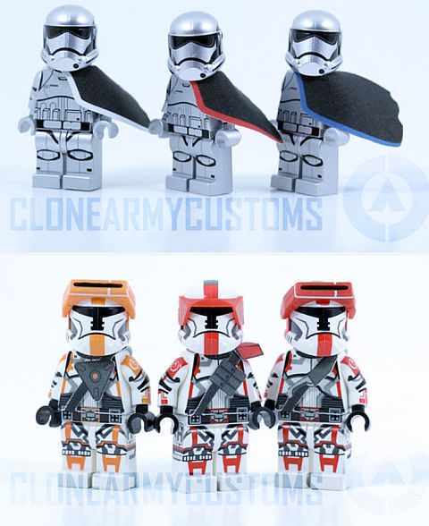Custom Clone Storm Trooper UV Printed Lego Star Wars Mini Figurine 