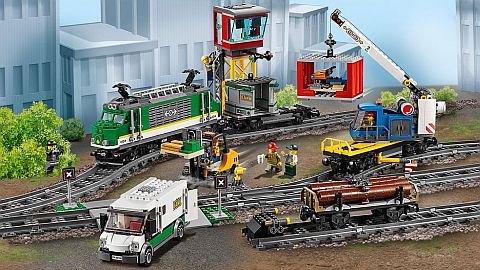 small lego train layout